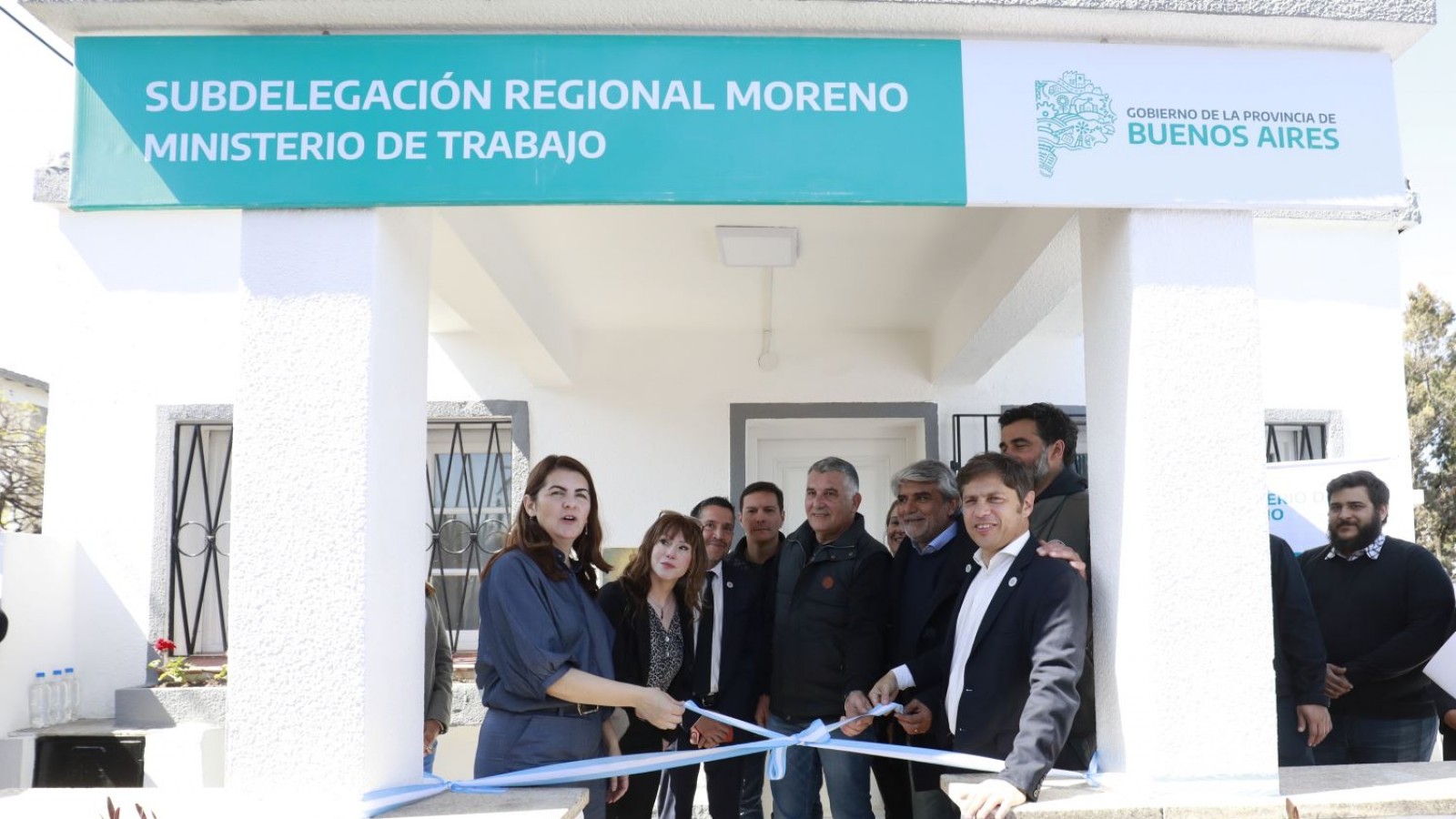 Kicillof encabezó la reapertura de la Subdelegación del Ministerio de Trabajo